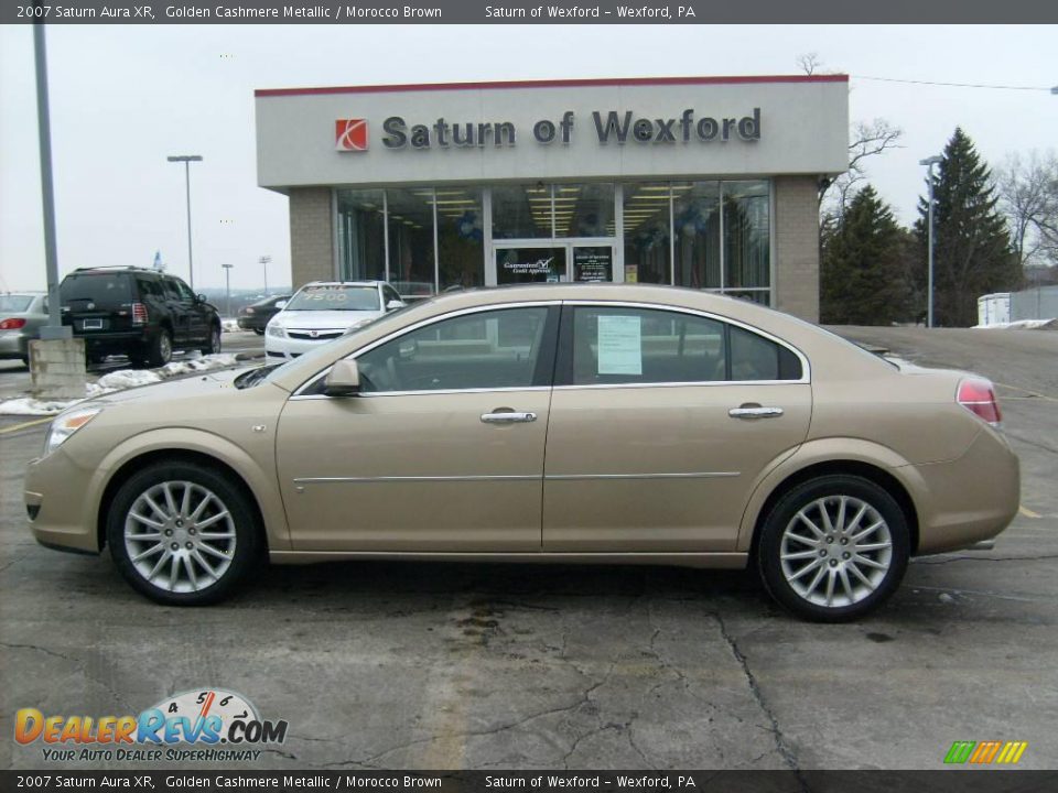 2007 Saturn Aura XR Golden Cashmere Metallic / Morocco Brown Photo #1