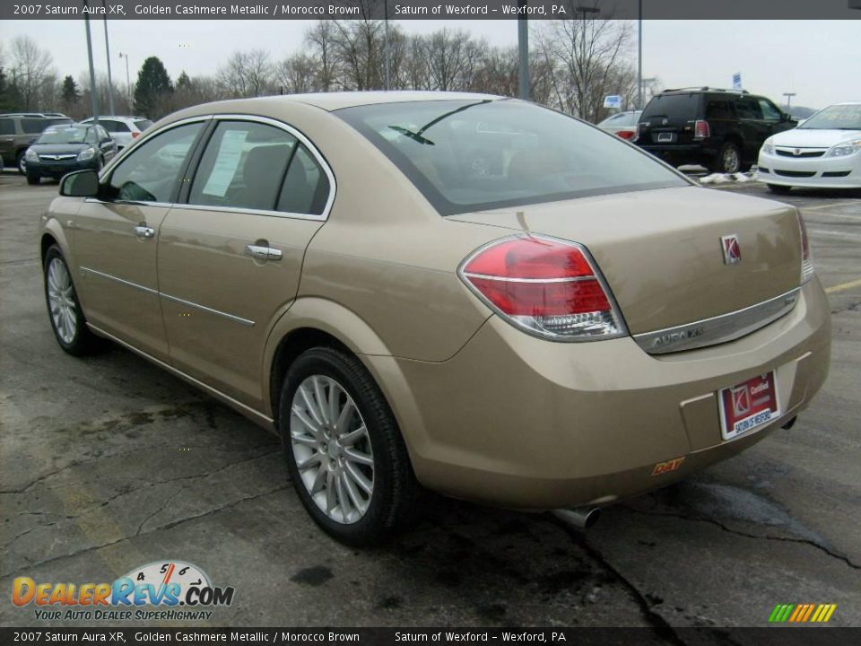 2007 Saturn Aura XR Golden Cashmere Metallic / Morocco Brown Photo #2