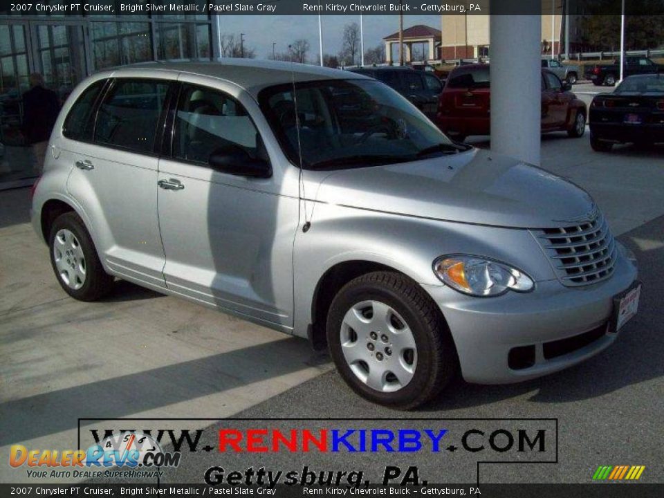 2007 Chrysler PT Cruiser Bright Silver Metallic / Pastel Slate Gray Photo #1