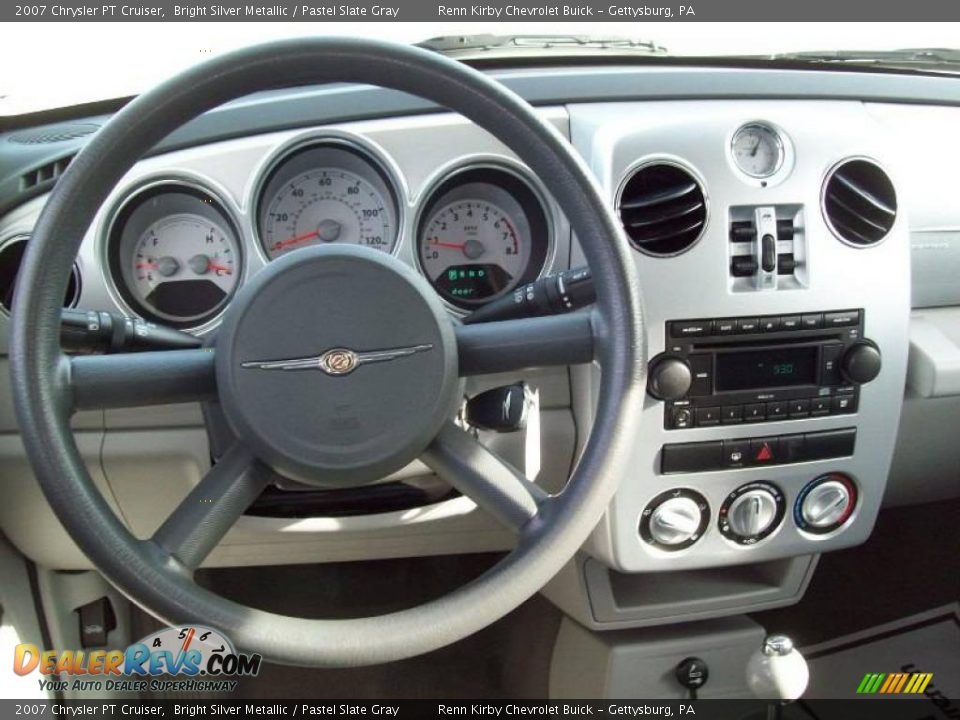 2007 Chrysler PT Cruiser Bright Silver Metallic / Pastel Slate Gray Photo #8
