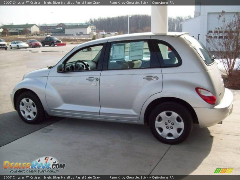 2007 Chrysler PT Cruiser Bright Silver Metallic / Pastel Slate Gray Photo #12