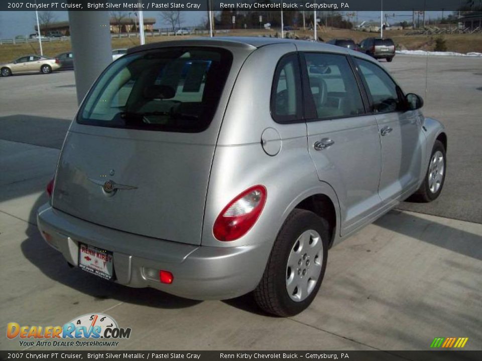 2007 Chrysler PT Cruiser Bright Silver Metallic / Pastel Slate Gray Photo #17