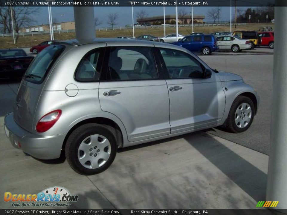 2007 Chrysler PT Cruiser Bright Silver Metallic / Pastel Slate Gray Photo #18