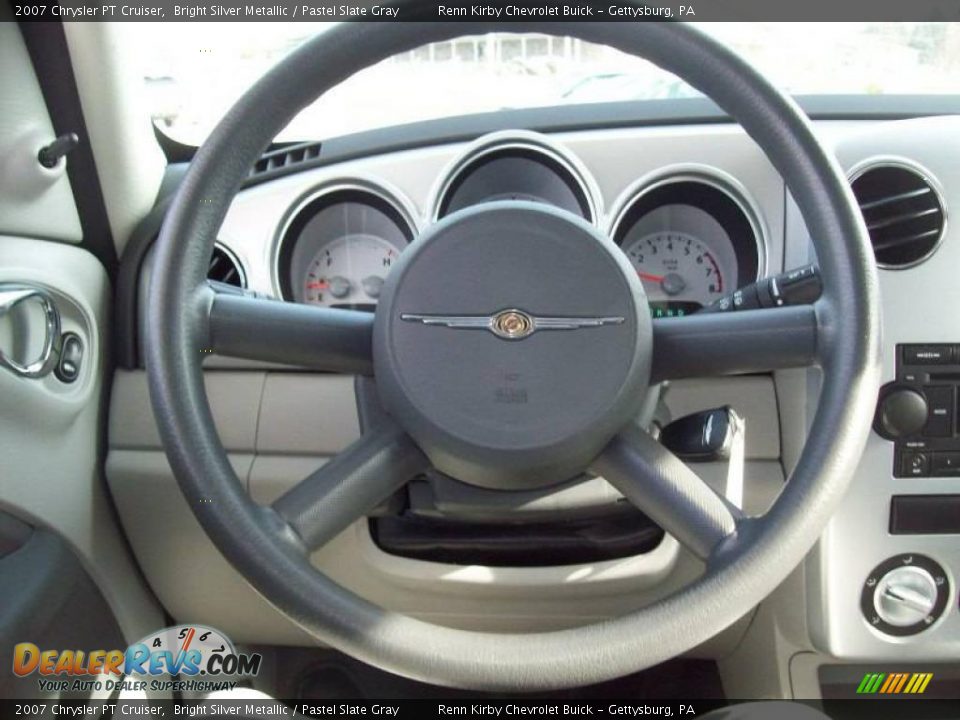 2007 Chrysler PT Cruiser Bright Silver Metallic / Pastel Slate Gray Photo #22