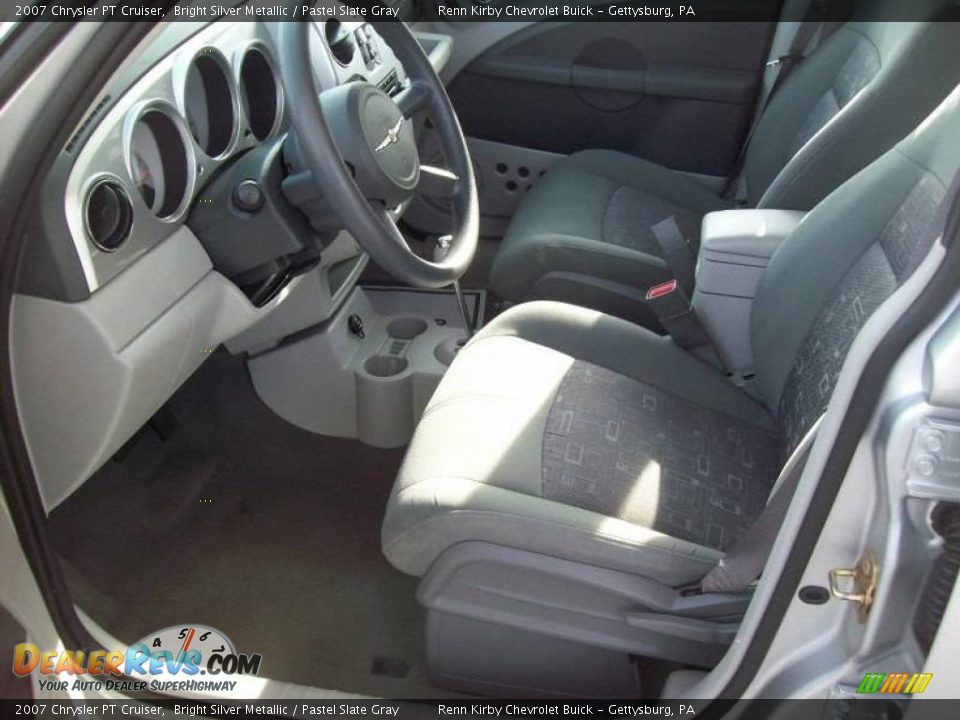 2007 Chrysler PT Cruiser Bright Silver Metallic / Pastel Slate Gray Photo #23