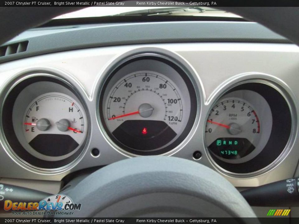 2007 Chrysler PT Cruiser Bright Silver Metallic / Pastel Slate Gray Photo #24