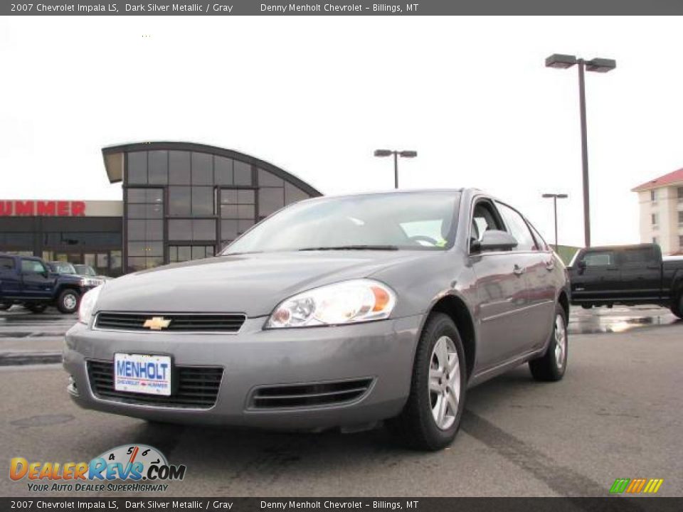 2007 Chevrolet Impala LS Dark Silver Metallic / Gray Photo #2