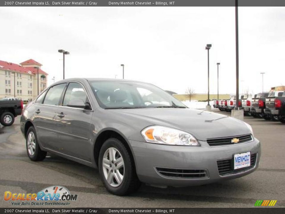 2007 Chevrolet Impala LS Dark Silver Metallic / Gray Photo #3