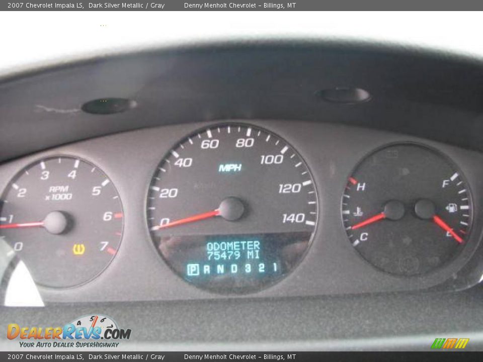 2007 Chevrolet Impala LS Dark Silver Metallic / Gray Photo #11