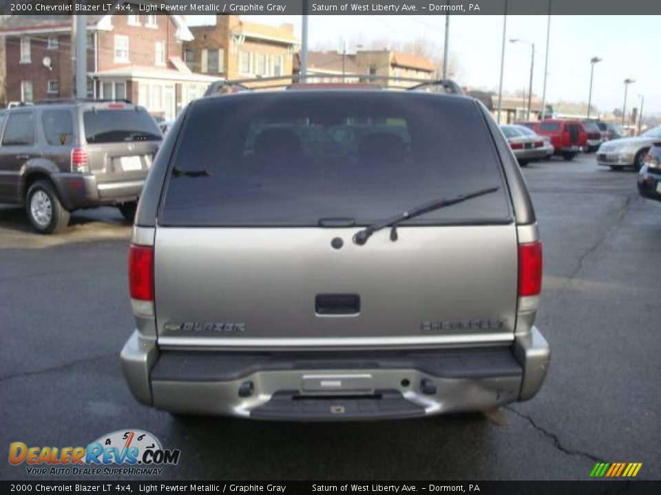 2000 Chevrolet Blazer LT 4x4 Light Pewter Metallic / Graphite Gray Photo #3