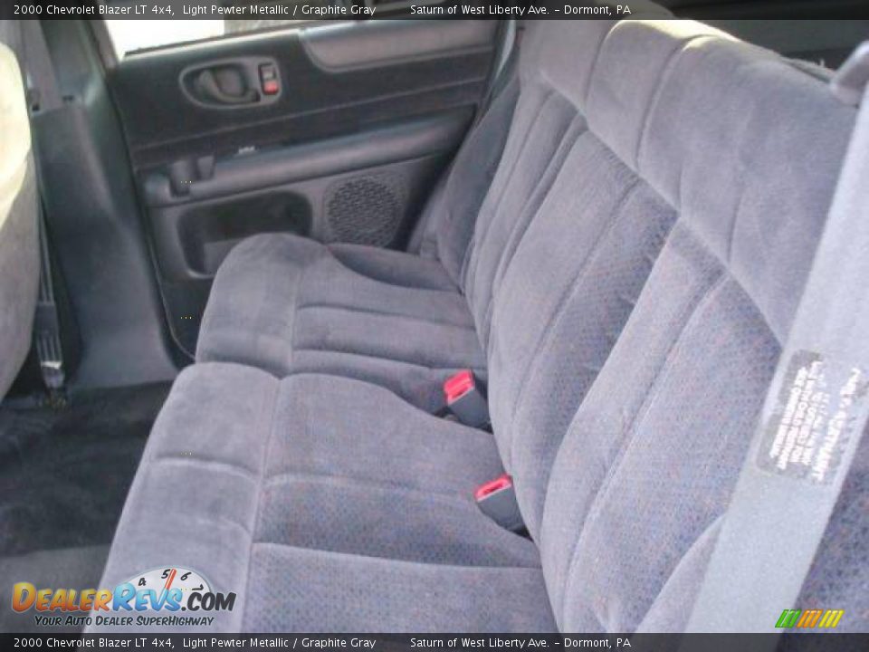 2000 Chevrolet Blazer LT 4x4 Light Pewter Metallic / Graphite Gray Photo #9