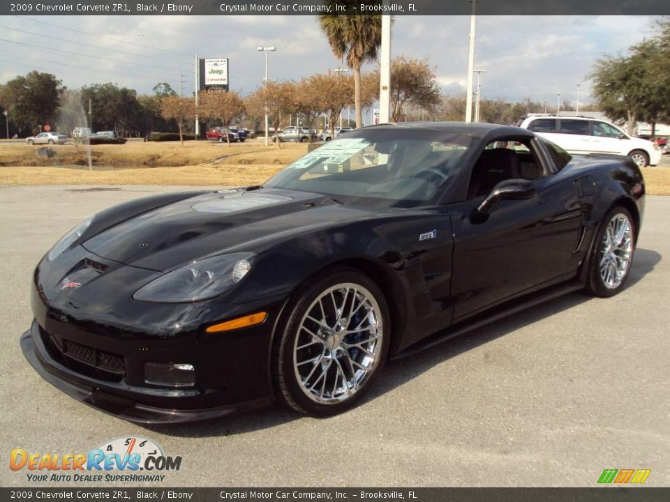 2009 Chevrolet Corvette ZR1 Black / Ebony Photo #1