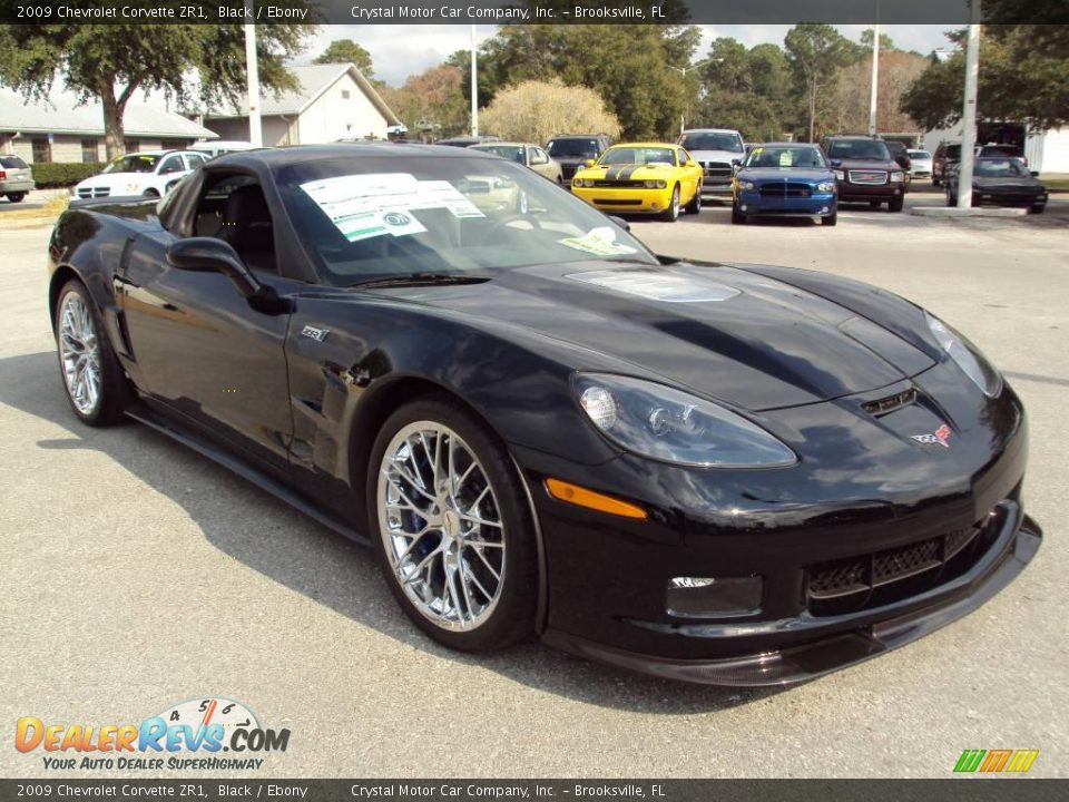 2009 Chevrolet Corvette ZR1 Black / Ebony Photo #11