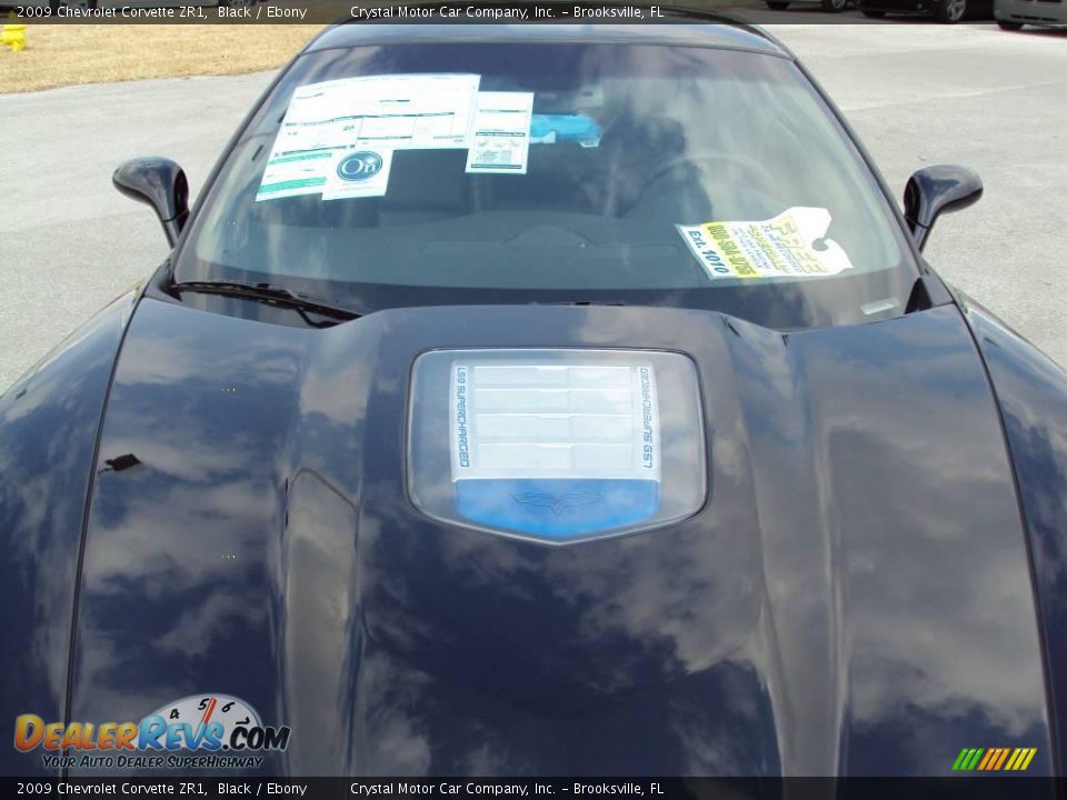 2009 Chevrolet Corvette ZR1 Black / Ebony Photo #14