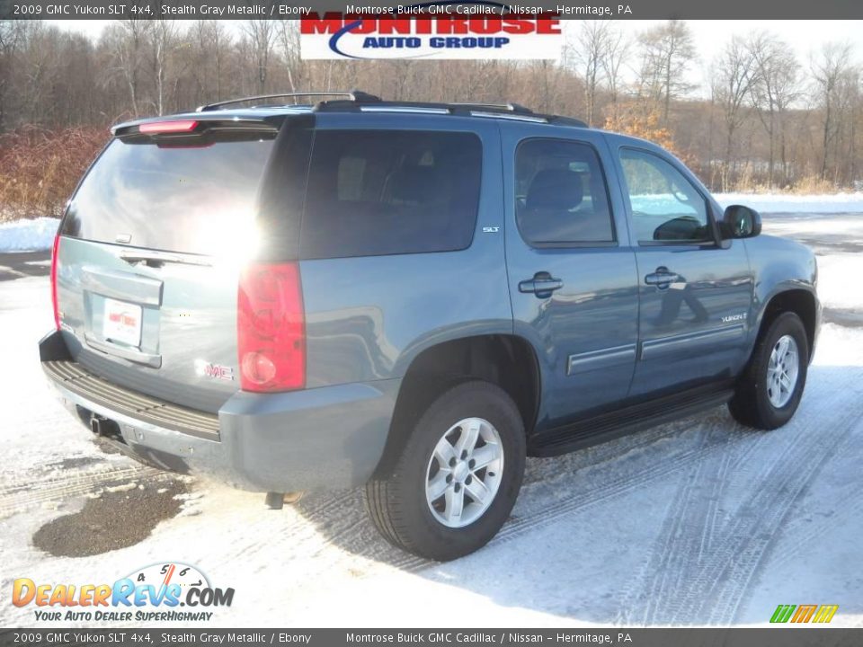 2009 GMC Yukon SLT 4x4 Stealth Gray Metallic / Ebony Photo #2