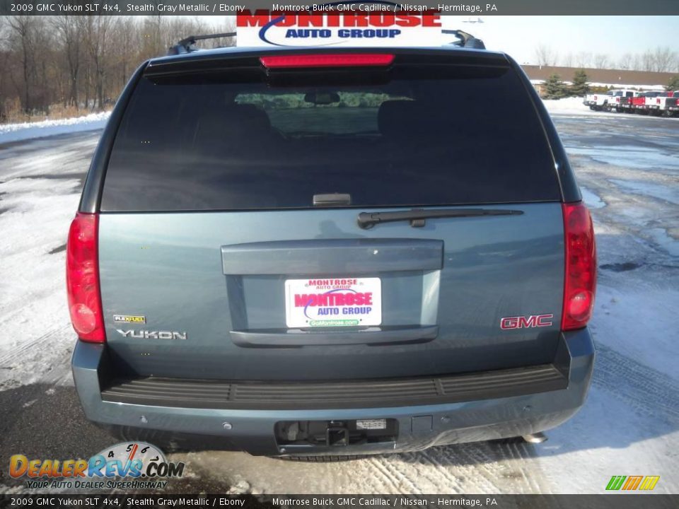 2009 GMC Yukon SLT 4x4 Stealth Gray Metallic / Ebony Photo #4
