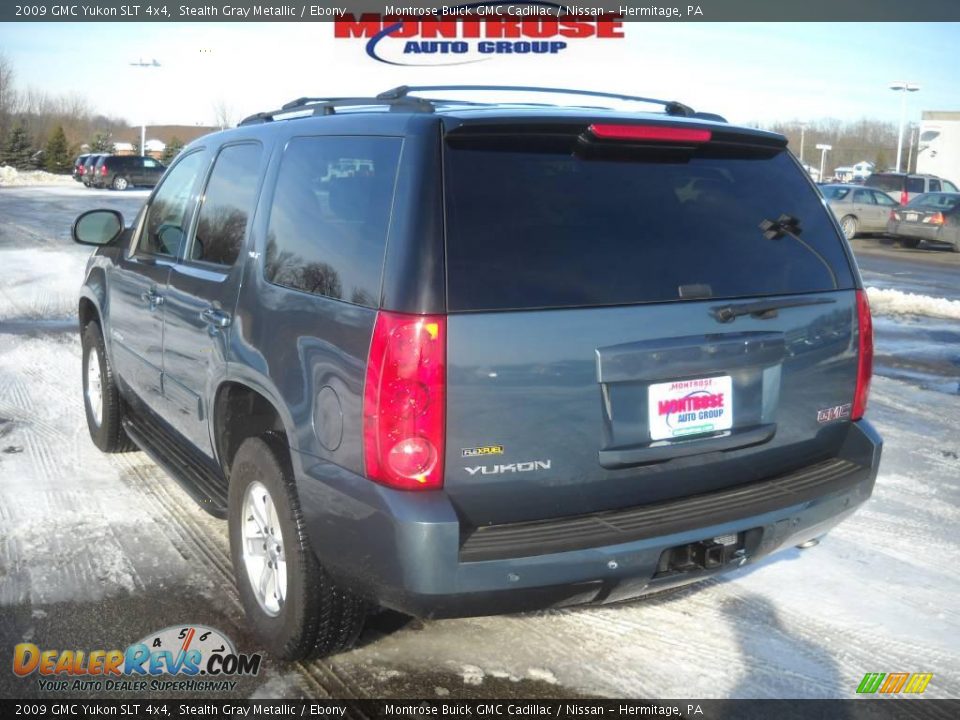 2009 GMC Yukon SLT 4x4 Stealth Gray Metallic / Ebony Photo #5