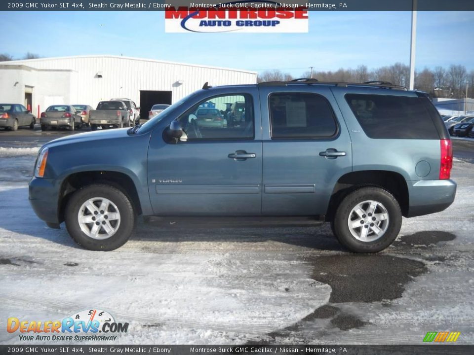 2009 GMC Yukon SLT 4x4 Stealth Gray Metallic / Ebony Photo #7