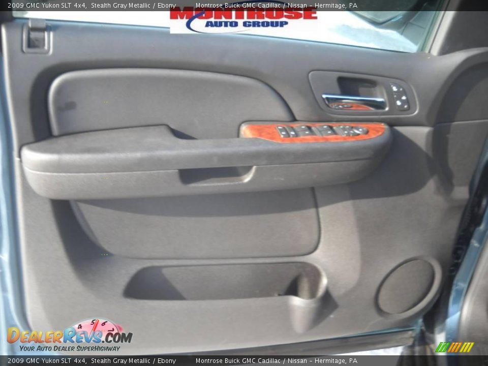 2009 GMC Yukon SLT 4x4 Stealth Gray Metallic / Ebony Photo #8