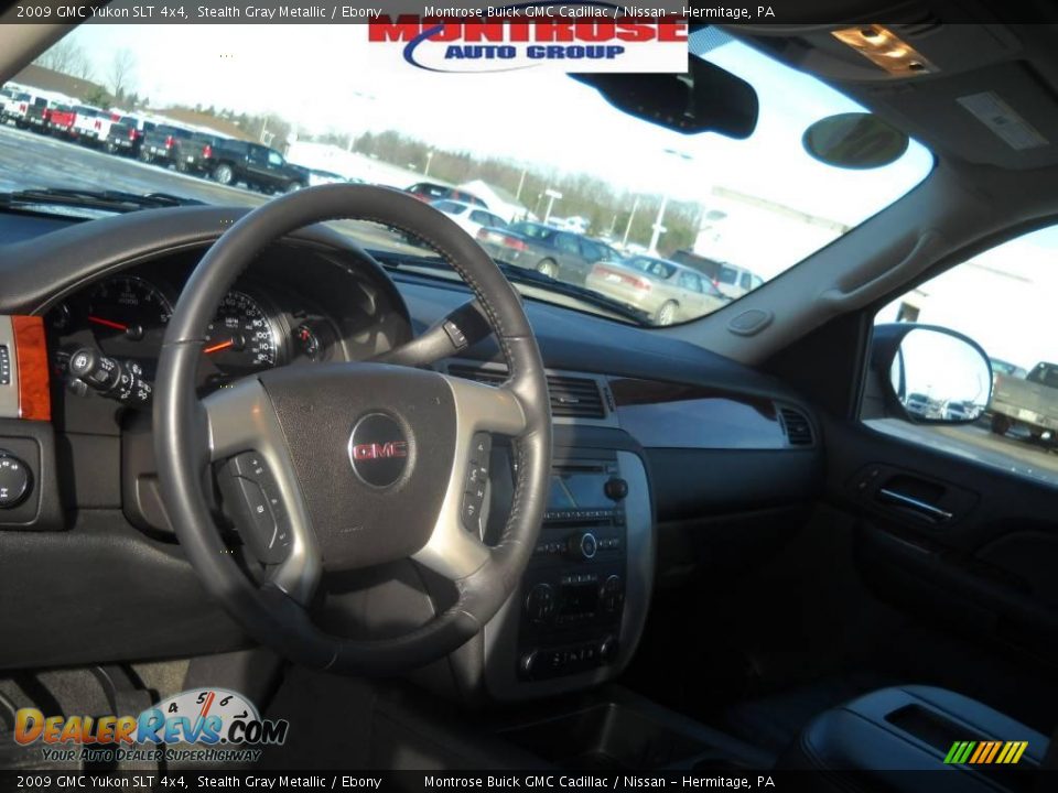 2009 GMC Yukon SLT 4x4 Stealth Gray Metallic / Ebony Photo #9