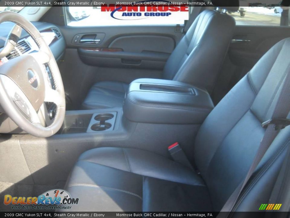 2009 GMC Yukon SLT 4x4 Stealth Gray Metallic / Ebony Photo #10