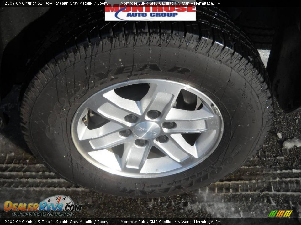 2009 GMC Yukon SLT 4x4 Stealth Gray Metallic / Ebony Photo #15