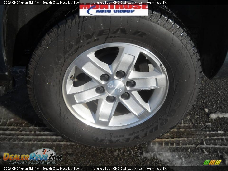 2009 GMC Yukon SLT 4x4 Stealth Gray Metallic / Ebony Photo #16