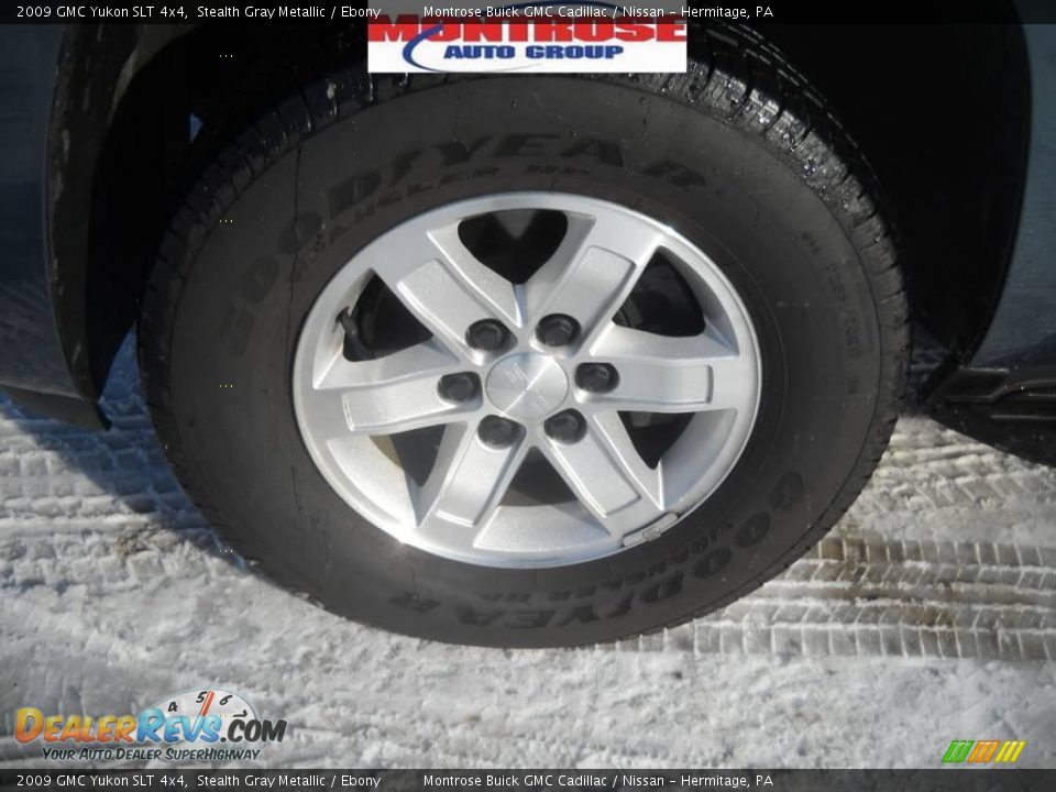 2009 GMC Yukon SLT 4x4 Stealth Gray Metallic / Ebony Photo #19