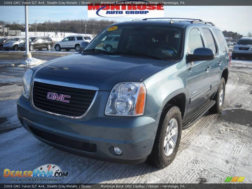 2009 GMC Yukon SLT 4x4 Stealth Gray Metallic / Ebony Photo #21