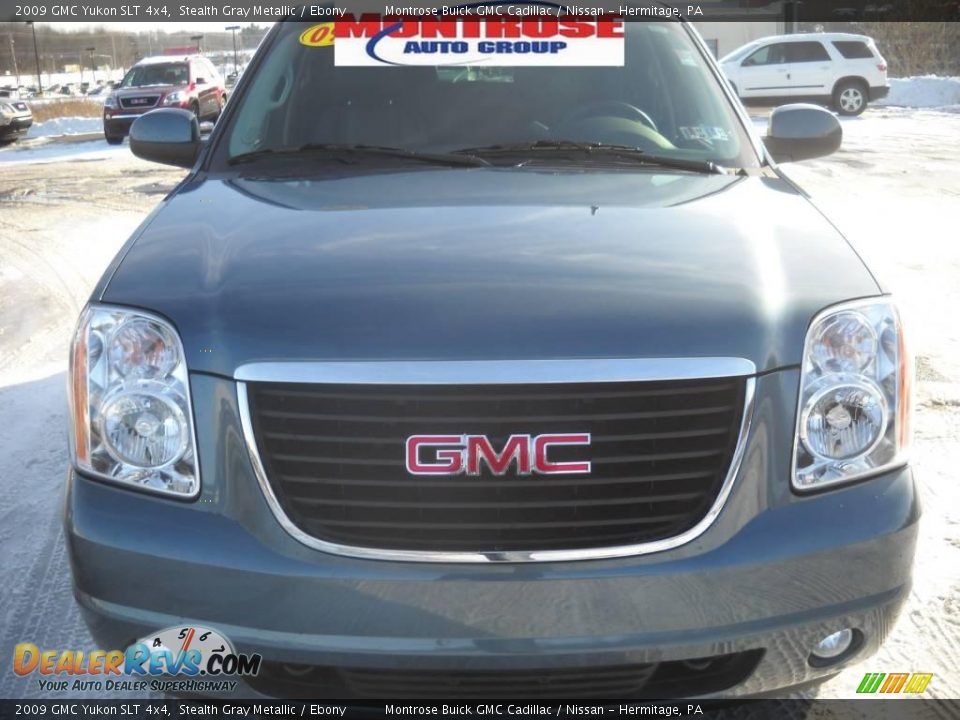 2009 GMC Yukon SLT 4x4 Stealth Gray Metallic / Ebony Photo #22