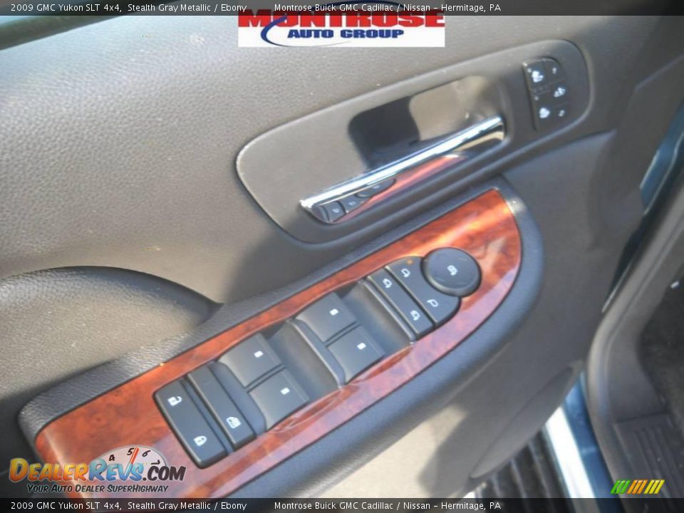 2009 GMC Yukon SLT 4x4 Stealth Gray Metallic / Ebony Photo #25
