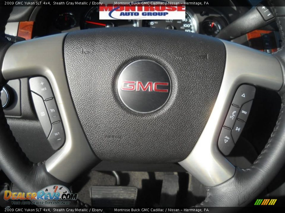 2009 GMC Yukon SLT 4x4 Stealth Gray Metallic / Ebony Photo #29