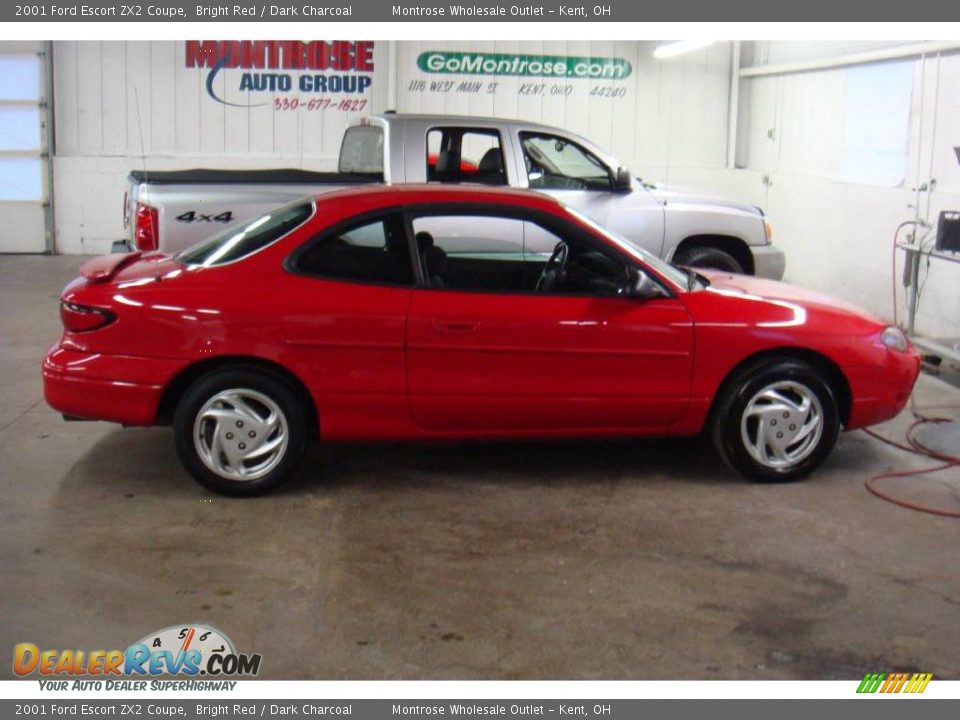 2001 Ford Escort ZX2 Coupe Bright Red / Dark Charcoal Photo #1