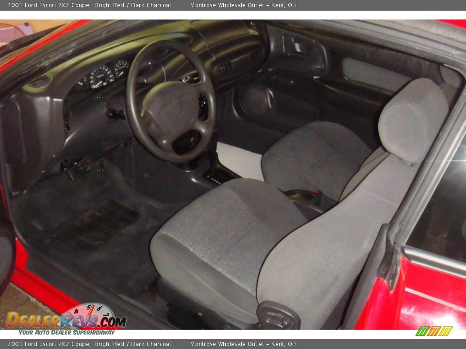 2001 Ford Escort ZX2 Coupe Bright Red / Dark Charcoal Photo #5