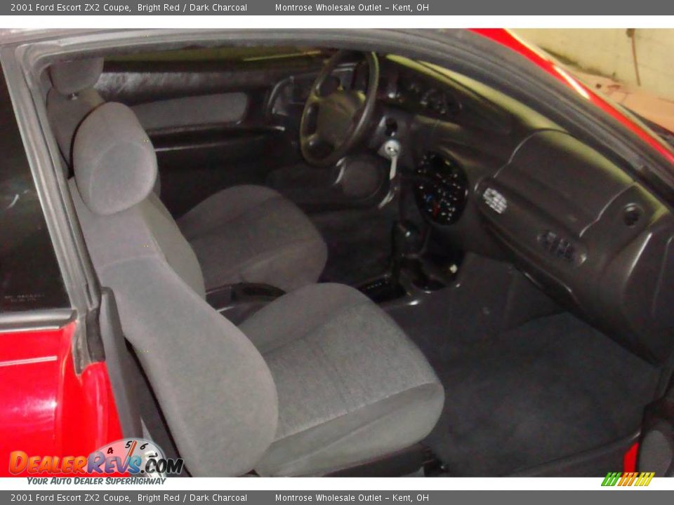 2001 Ford Escort ZX2 Coupe Bright Red / Dark Charcoal Photo #6