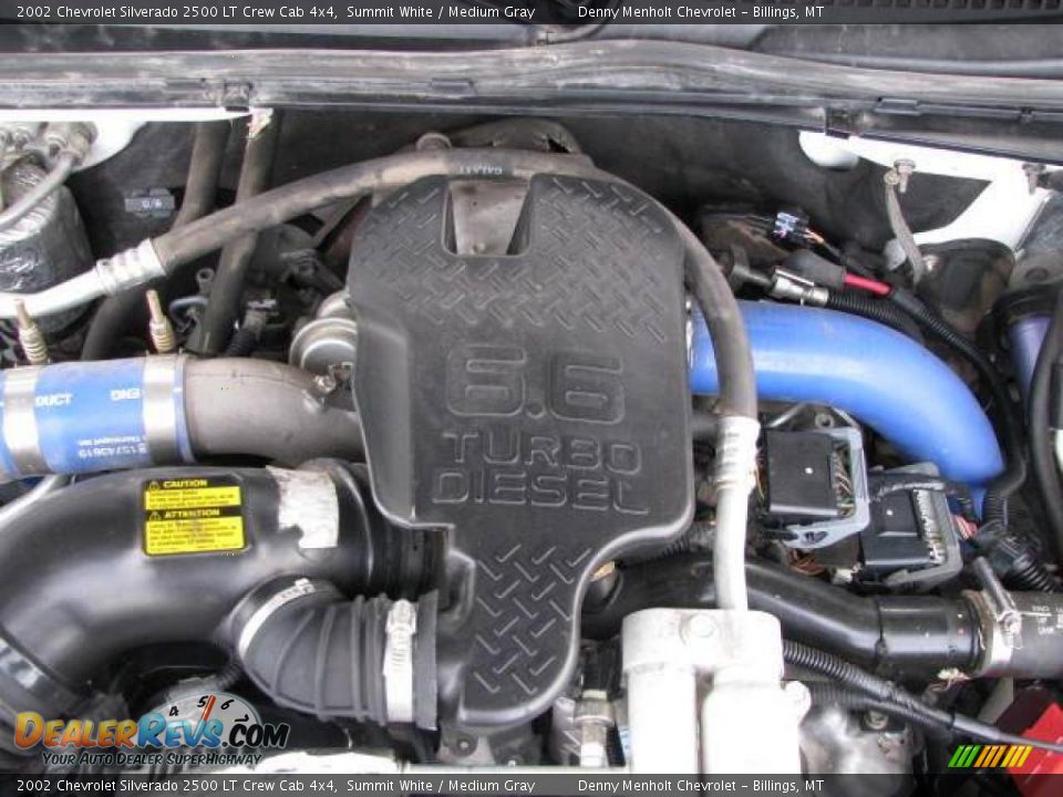 2002 Chevrolet Silverado 2500 LT Crew Cab 4x4 Summit White / Medium Gray Photo #15