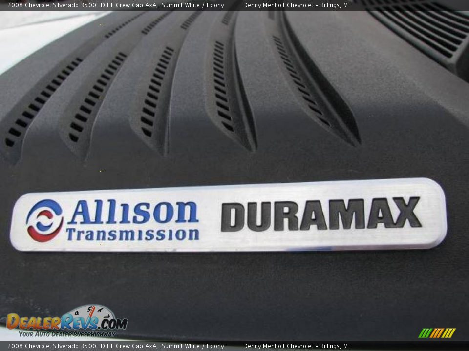 2008 Chevrolet Silverado 3500HD LT Crew Cab 4x4 Summit White / Ebony Photo #9