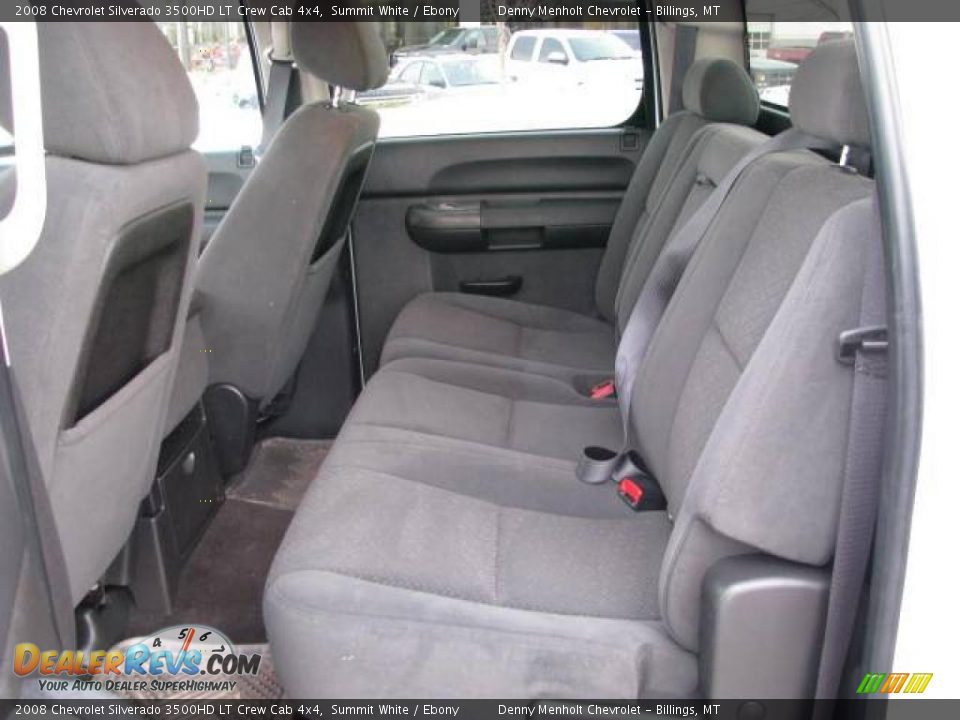 2008 Chevrolet Silverado 3500HD LT Crew Cab 4x4 Summit White / Ebony Photo #10