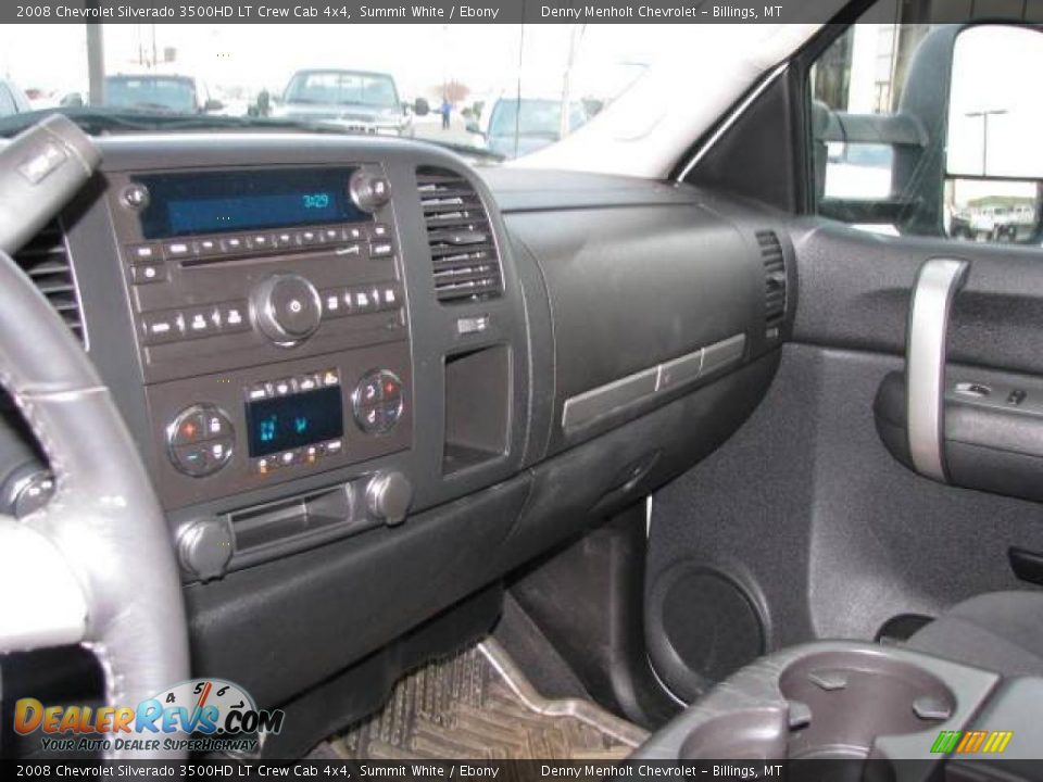 2008 Chevrolet Silverado 3500HD LT Crew Cab 4x4 Summit White / Ebony Photo #13