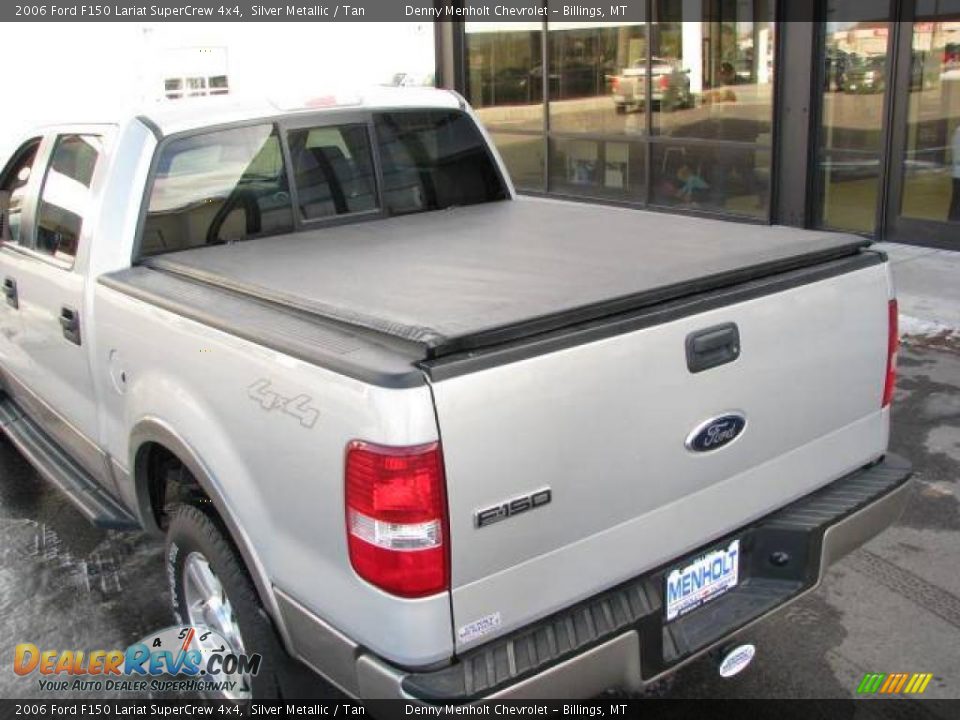 2006 Ford F150 Lariat SuperCrew 4x4 Silver Metallic / Tan Photo #7