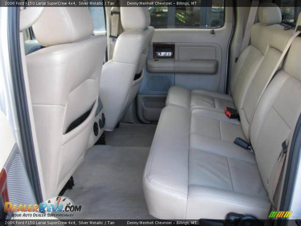 2006 Ford F150 Lariat SuperCrew 4x4 Silver Metallic / Tan Photo #9