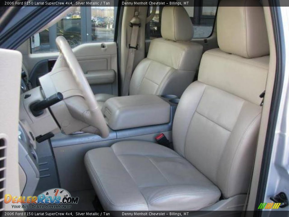 2006 Ford F150 Lariat SuperCrew 4x4 Silver Metallic / Tan Photo #10