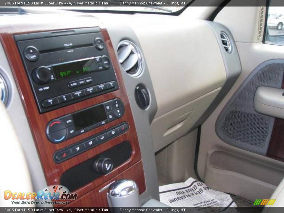 2006 Ford F150 Lariat SuperCrew 4x4 Silver Metallic / Tan Photo #12
