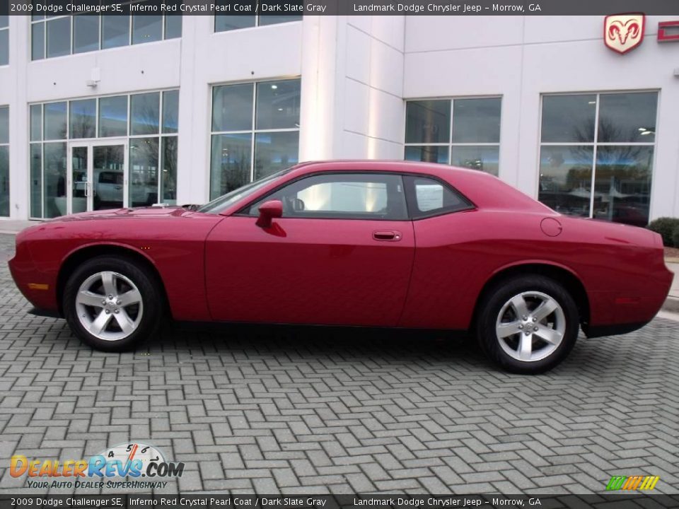 2009 Dodge Challenger SE Inferno Red Crystal Pearl Coat / Dark Slate Gray Photo #2