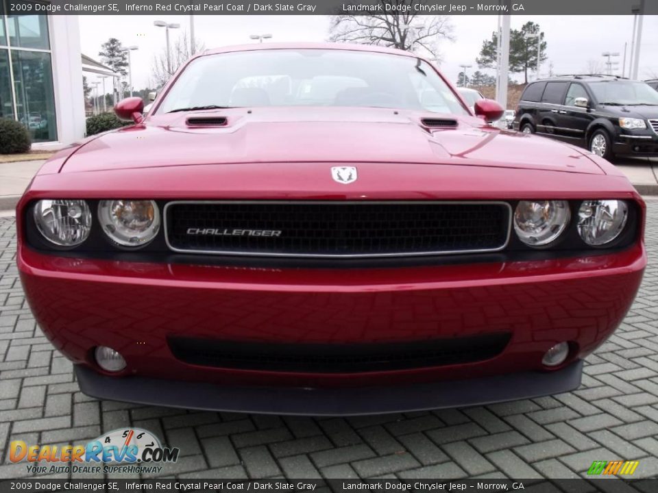 2009 Dodge Challenger SE Inferno Red Crystal Pearl Coat / Dark Slate Gray Photo #8