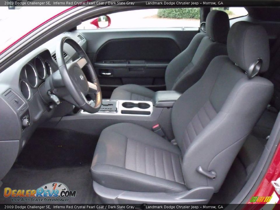 2009 Dodge Challenger SE Inferno Red Crystal Pearl Coat / Dark Slate Gray Photo #10