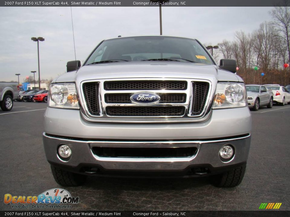2007 Ford F150 XLT SuperCab 4x4 Silver Metallic / Medium Flint Photo #7