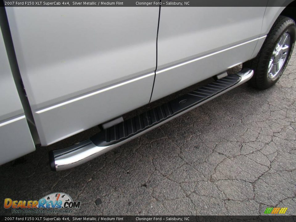2007 Ford F150 XLT SuperCab 4x4 Silver Metallic / Medium Flint Photo #13
