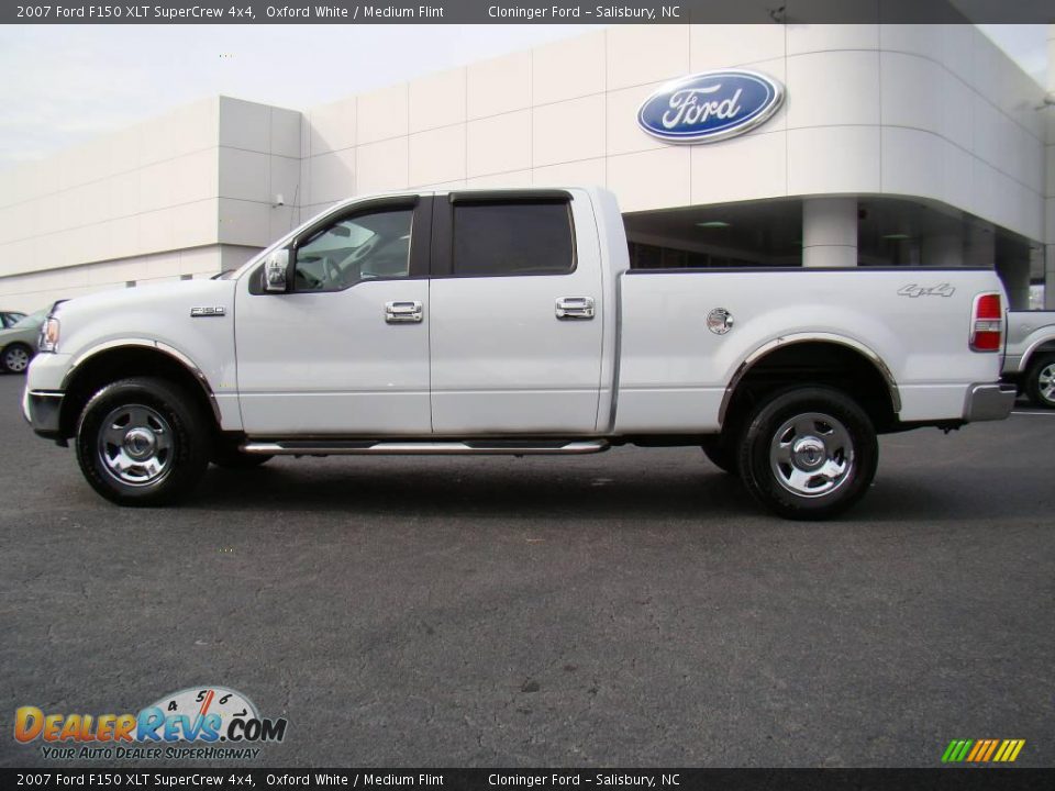 2007 Ford F150 XLT SuperCrew 4x4 Oxford White / Medium Flint Photo #5