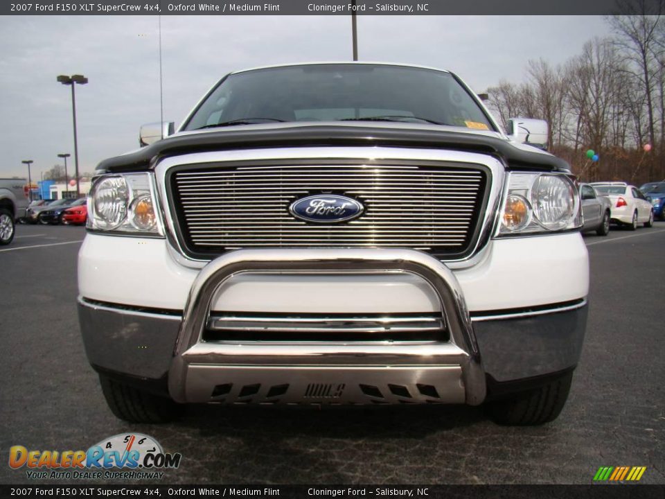 2007 Ford F150 XLT SuperCrew 4x4 Oxford White / Medium Flint Photo #7